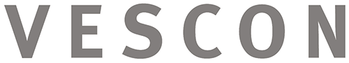 Graues Logo von Vescon